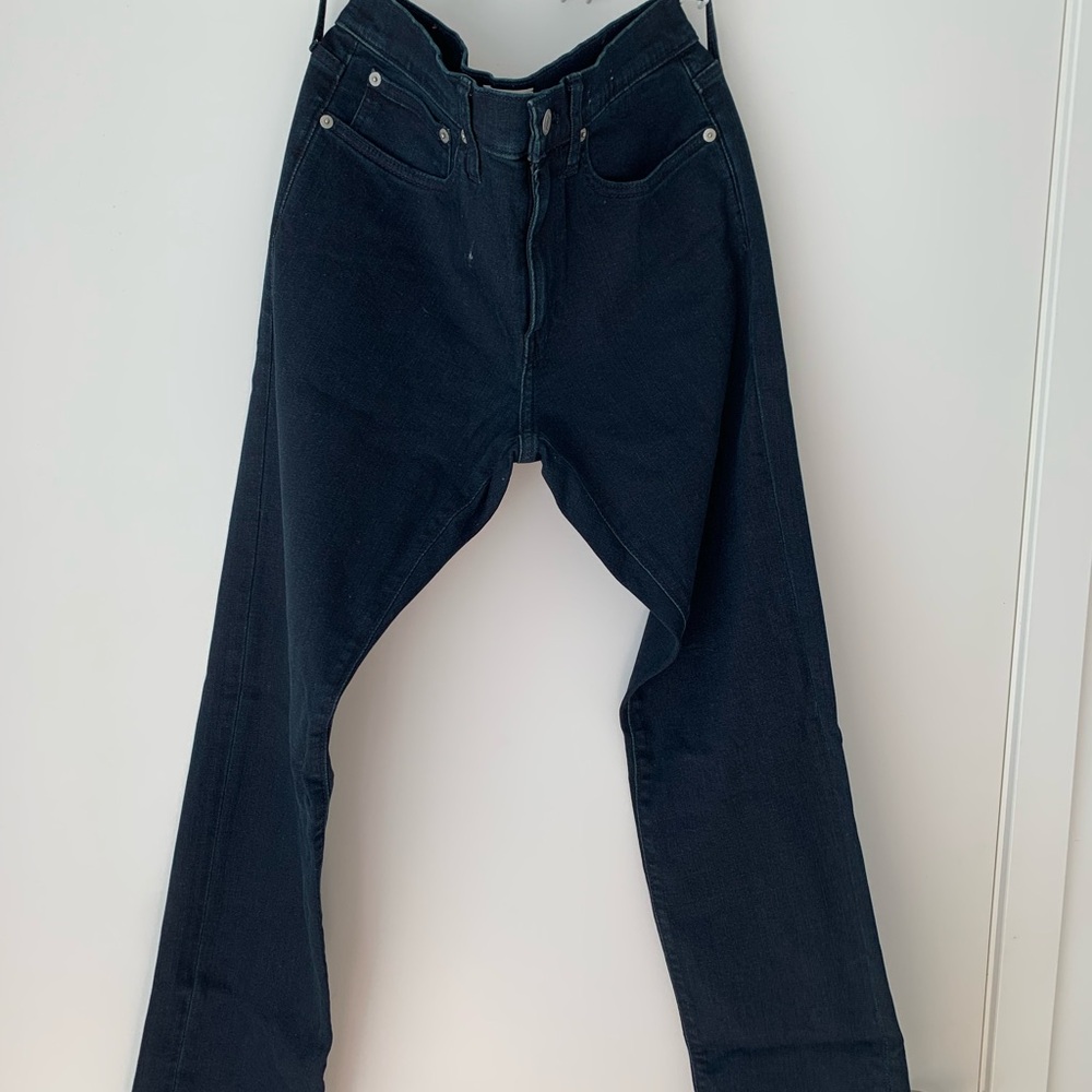 J. Crew Men's Dark Blue Relaxed Jeans